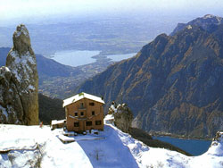 Shelter on Grigna Mountains