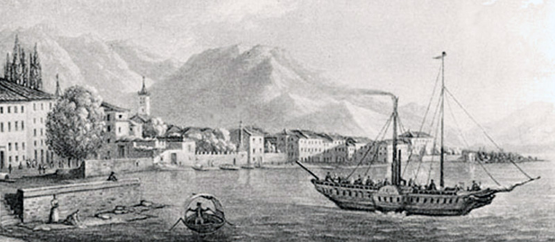 Lake Como's navigational history